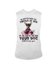 At The End - German Pinscher Sleeveless Tee tile