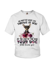 At The End - German Pinscher Youth T-Shirt tile