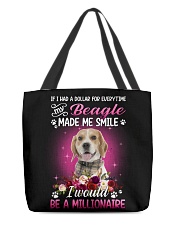 Millionaire - LEMON Beagle All-Over Tote tile