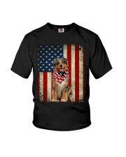Australian Shepherd - American Flag Youth T-Shirt tile
