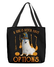 Options - American Eskimo All-Over Tote tile