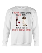 She Also Needs - English Springer Spaniel Crewneck Sweatshirt tile