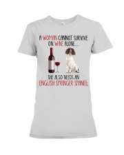 She Also Needs - English Springer Spaniel Premium Fit Ladies Tee tile