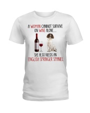 She Also Needs - English Springer Spaniel Ladies T-Shirt tile
