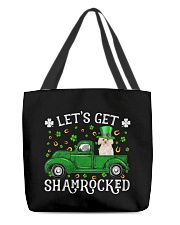 Shamrocked - GOLD Morkie All-Over Tote tile