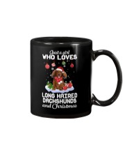 Just A Girl - Long Haired Dachshund Mug tile