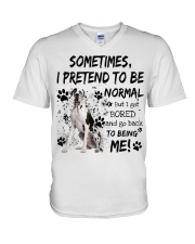 Sometimes - Great Dane 2 V-Neck T-Shirt tile