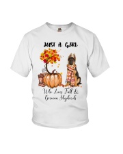 Fall And - German Shepherd 1 Youth T-Shirt tile