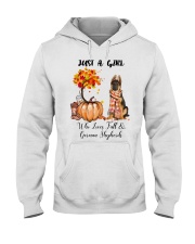 Fall And - German Shepherd 1 Hooded Sweatshirt tile