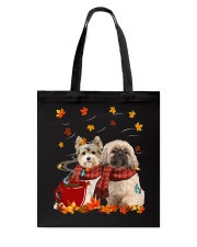 Hot Chocolate- Shih Tzu and Yorkie Tote Bag tile