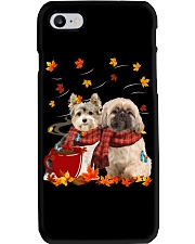 Hot Chocolate- Shih Tzu and Yorkie Phone Case tile