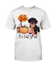 It is Fall - Dachshund Classic T-Shirt tile