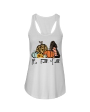 Fall Pumpkin American Cocker Spaniel Ladies Flowy Tank tile