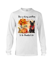 Thankful For - BLACK French Bulldog Long Sleeve Tee tile