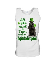 Lucky Need - English Cocker Spaniel Unisex Tank tile