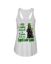 Lucky Need - English Cocker Spaniel Ladies Flowy Tank tile