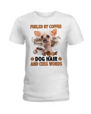 Fueled By - Chinese Crested Dog 1 Ladies T-Shirt tile