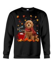Hot Chocolate - RED Goldendoodle Crewneck Sweatshirt tile