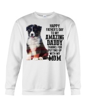 Father Day - Australian Shepherd Crewneck Sweatshirt tile