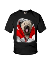 Canada Flag - Bouvier des Flandres Youth T-Shirt tile