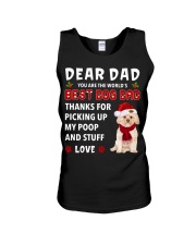 Christmas Dad - GOLD Morkie Unisex Tank tile