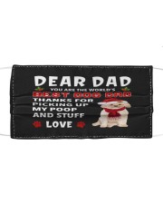 Christmas Dad - GOLD Morkie Mask tile