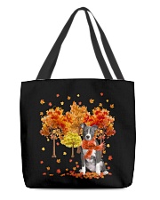 Fall Forest - Blue Nose Pitbull All-Over Tote tile