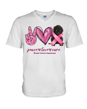 Cure - Barbet V-Neck T-Shirt tile