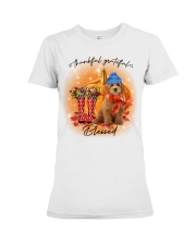 Grateful - RED Goldendoodle Premium Fit Ladies Tee tile