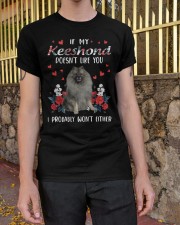 Either - GREY Keeshond Classic T-Shirt apparel-classic-tshirt-lifestyle-21