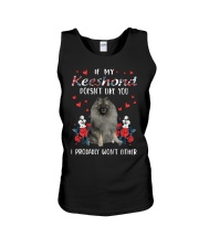 Either - GREY Keeshond Unisex Tank tile