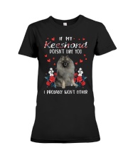 Either - GREY Keeshond Premium Fit Ladies Tee tile