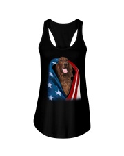 American flag - Irish Setter Ladies Flowy Tank tile