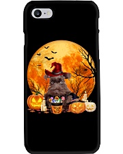 Moon Candy - CHOCOLATE Miniature Schnauzer Phone Case tile