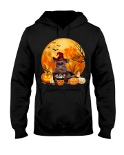 Moon Candy - CHOCOLATE Miniature Schnauzer Hooded Sweatshirt tile