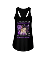 Combination - CREAM Toy Poodle Ladies Flowy Tank tile