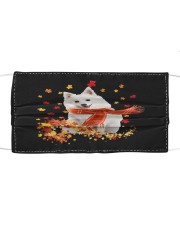 Autumn Leaves Scraf - Japanese Spitz Mask tile