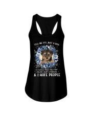 Hate People - Yorkipoo Ladies Flowy Tank tile