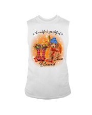Grateful - RED Toy Poodle Sleeveless Tee tile