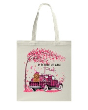 Pink Autumn - RED Miniature Poodle Tote Bag tile