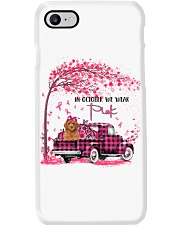 Pink Autumn - RED Miniature Poodle Phone Case tile