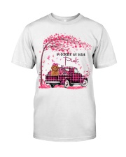 Pink Autumn - RED Miniature Poodle Classic T-Shirt tile