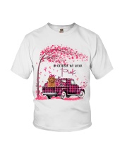 Pink Autumn - RED Miniature Poodle Youth T-Shirt tile