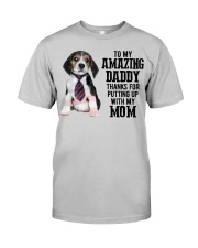 Amazing Daddy - Beagle Classic T-Shirt front