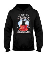 Xmas Coffee - French Bulldog 3 Hooded Sweatshirt front