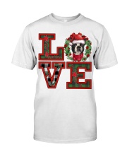 Christmas Love - BLACK Boston Terrier Premium Fit Mens Tee tile