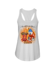 Grateful - Old English Sheepdog Ladies Flowy Tank tile