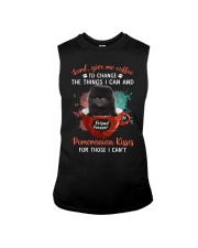 Give Me Coffee - BLACK Pomeranian Sleeveless Tee tile