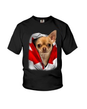 Canada Flag - Chihuahua 1 Youth T-Shirt tile