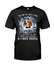 Hate People - English Pointer Premium Fit Mens Tee tile